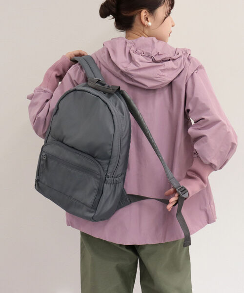fredy repit（フレディレピ）の「2room撥水リュック（バックパック/リュック・レディース・ブラック/チャコールグレー・FREE）」の4枚目の写真