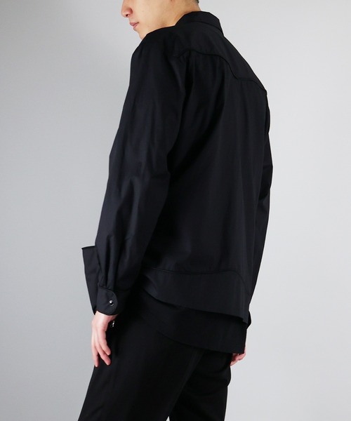 NUMBER (N)INE（ナンバーナイン）の「NUMBER (N)INE / ナンバーナイン EMBROIDERED  COTTON SHIRT/サテンパイピング刺繍 L/Sシャツ（シャツ/ブラウス・メンズ・ブラック/ネイビー/アイボリー・2/4/3）」の7枚目の写真