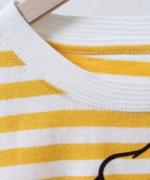 coen(コーエン)の「【coen kids】コーエン別注Disney(ディズニー)DonaldボーダーロングTシャツ(100~150cm)(Tシャツ/カットソー・キッズ・イエロー/コバルトブルー・100cm/110cm/120cm/130cm/140cm/150cm)」の3枚目の写真