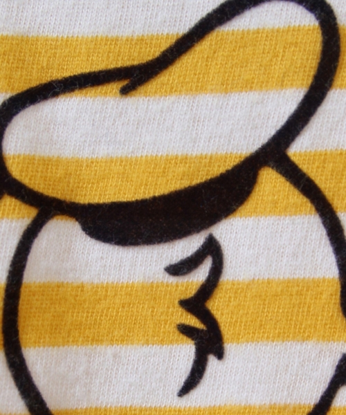 coen(コーエン)の「【coen kids】コーエン別注Disney(ディズニー)DonaldボーダーロングTシャツ(100~150cm)(Tシャツ/カットソー・キッズ・イエロー/コバルトブルー・100cm/110cm/120cm/130cm/140cm/150cm)」の4枚目の写真
