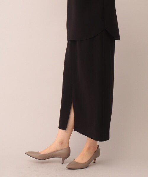 UNTITLED（アンタイトル）の「◆【セットでも単品でも】前スリット ナロースカート＜SETUP／洗える＞（スカート・レディース・ブラック/オフホワイト/グレー系その他・01/02/03/42/48/46/00/44/04）」の18枚目の写真