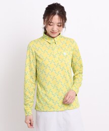 adabat（アダバット）の「◆スクエアロゴ 長袖ポロシャツ（Tシャツ/カットソー）」