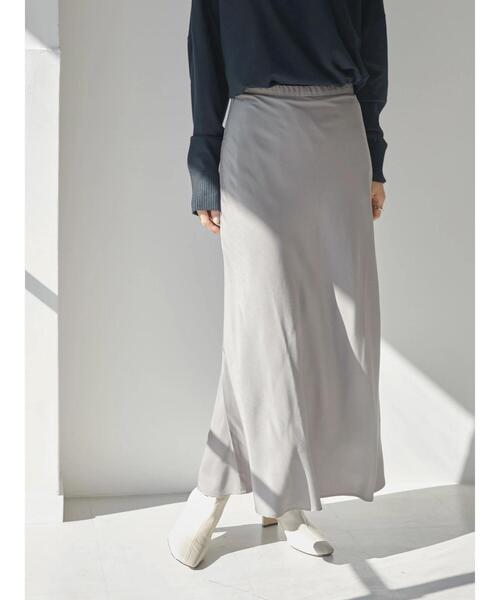 AMERICAN HOLIC（アメリカンホリック）の「パウダータッチマーメードスカート（スカート・レディース・モカ/ネイビー・S/L/M）」の3枚目の写真