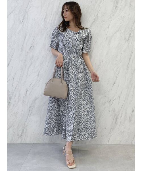 dazzlin（ダズリン）の「キャットアートシャツワンピース（ワンピース・レディース・グレー/ピンク/アイボリー・FREE）」の4枚目の写真