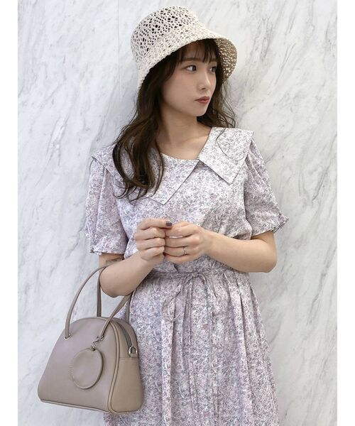 dazzlin（ダズリン）の「キャットアートシャツワンピース（ワンピース・レディース・グレー/ピンク/アイボリー・FREE）」の13枚目の写真