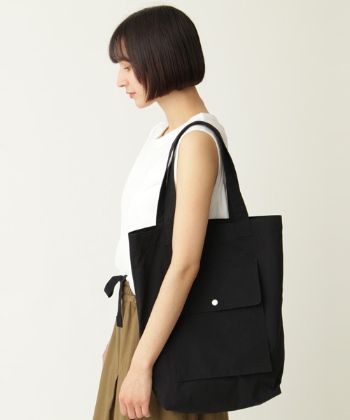 美品MHL.PROOFED HIGHCOUNT TWILLトートバッグ