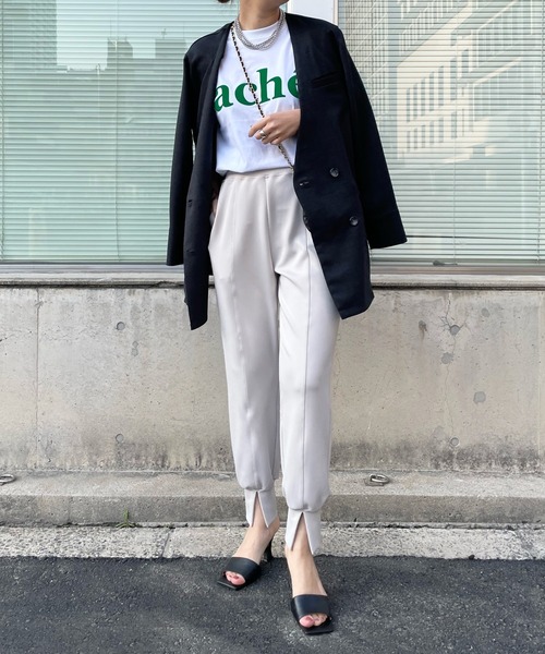 DouDou（ドゥドゥ）の「acheフロッキーロゴTEE（Tシャツ/カットソー・レディース・ホワイト/ホワイト系その他/チャコールグレー/ピンク/ホワイト系その他2・FREE）」の17枚目の写真