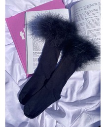 WC（ダブル シー）の「フェイクファーソックス（ソックス/靴下）」