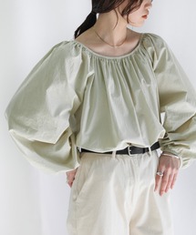 select MOCA | 2022 SS ギャザーオーバーブラウス(シャツ/ブラウス)