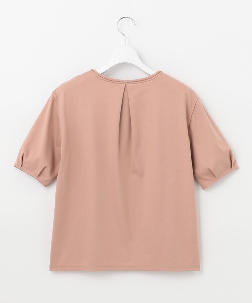 J.PRESS(ジェイプレス)の「【UVケア・接触冷感】コンパクトコットンスムース タックスリーブ カットソー(Tシャツ/カットソー・レディース・ホワイト系/グレー系/ベージュ系/ネイビー系/ブルー系/ピンク系・MEDIUM/LARGE)」の20枚目の写真