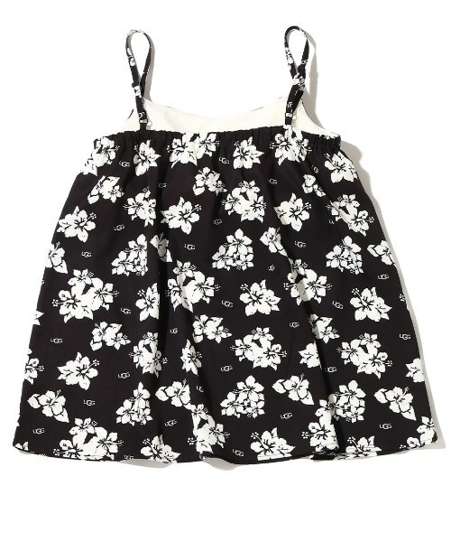 UGG（アグ）の「UGG＠mos ROOM WEAR  ハイビスカス 総柄キャミソール（キャミソール・レディース・ブラック/ブルー/レッド・M/L）」の10枚目の写真