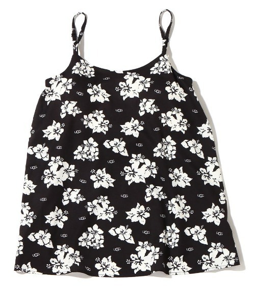 UGG（アグ）の「UGG＠mos ROOM WEAR  ハイビスカス 総柄キャミソール（キャミソール・レディース・ブラック/ブルー/レッド・M/L）」の18枚目の写真