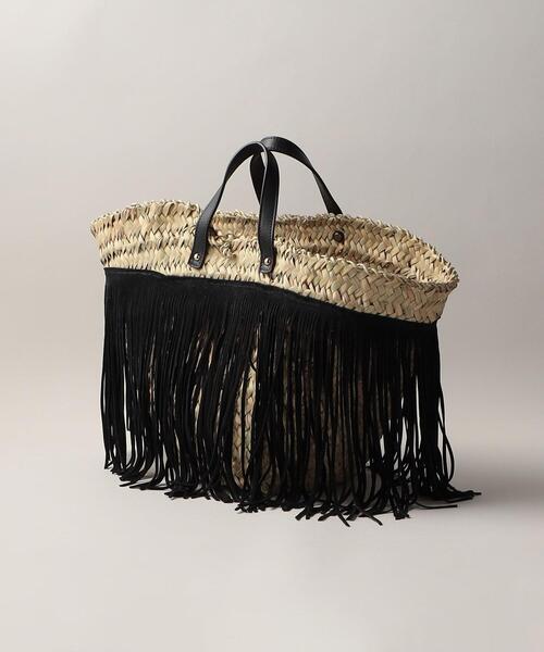 ODETTE E ODILE(オデットエオディール)の「<ATELIER AMBOISE(アトリエ アンボワーズ)> FringeBasket(かごバッグ・レディース・ブラック・FREE)」の2枚目の写真