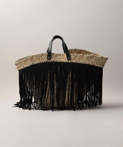 ODETTE E ODILE(オデットエオディール)の「<ATELIER AMBOISE(アトリエ アンボワーズ)> FringeBasket(かごバッグ・レディース・ブラック・FREE)」の3枚目の写真