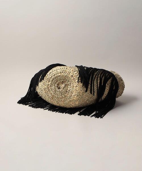 ODETTE E ODILE(オデットエオディール)の「<ATELIER AMBOISE(アトリエ アンボワーズ)> FringeBasket(かごバッグ・レディース・ブラック・FREE)」の4枚目の写真