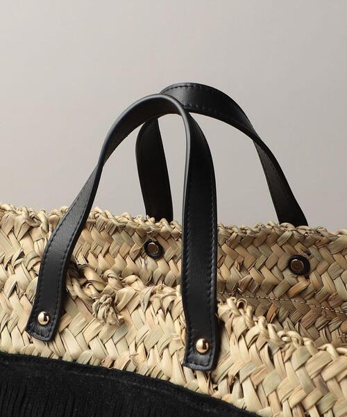 ODETTE E ODILE(オデットエオディール)の「<ATELIER AMBOISE(アトリエ アンボワーズ)> FringeBasket(かごバッグ・レディース・ブラック・FREE)」の6枚目の写真