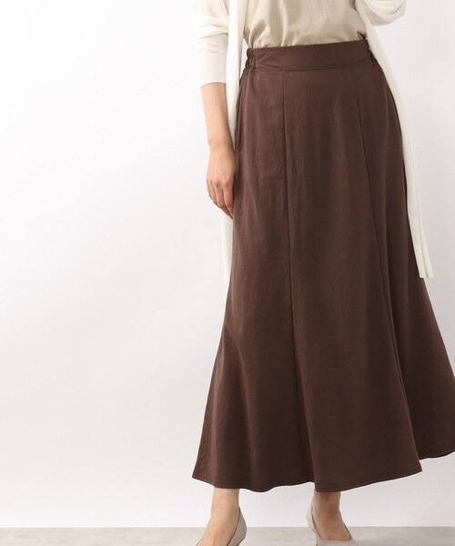 DRESKIP(ドレスキップ)の「◆【洗える】マ-メイドマキシカットスカート(スカート・レディース・ブラック/ダークブラウン/グリーン/ダークオレンジ・02/03/04)」の3枚目の写真