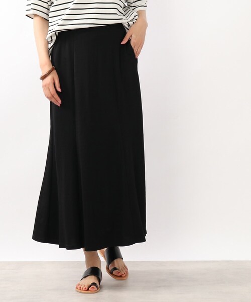 DRESKIP(ドレスキップ)の「◆【洗える】マ-メイドマキシカットスカート(スカート・レディース・ブラック/ダークブラウン/グリーン/ダークオレンジ・02/03/04)」の2枚目の写真