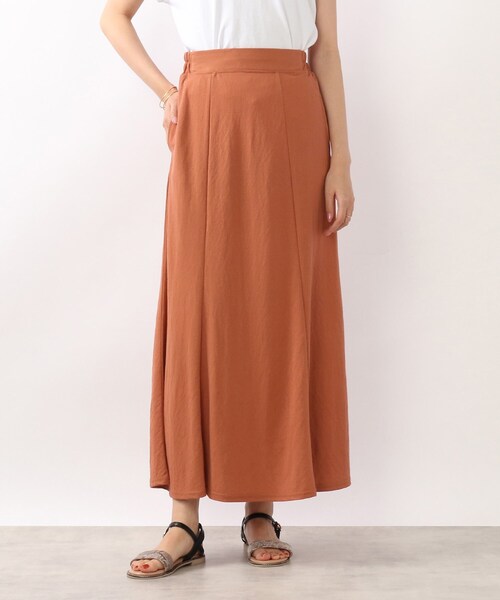 DRESKIP(ドレスキップ)の「◆【洗える】マ-メイドマキシカットスカート(スカート・レディース・ブラック/ダークブラウン/グリーン/ダークオレンジ・02/03/04)」の6枚目の写真