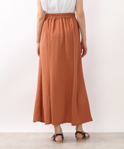 DRESKIP(ドレスキップ)の「◆【洗える】マ-メイドマキシカットスカート(スカート・レディース・ブラック/ダークブラウン/グリーン/ダークオレンジ・02/03/04)」の8枚目の写真