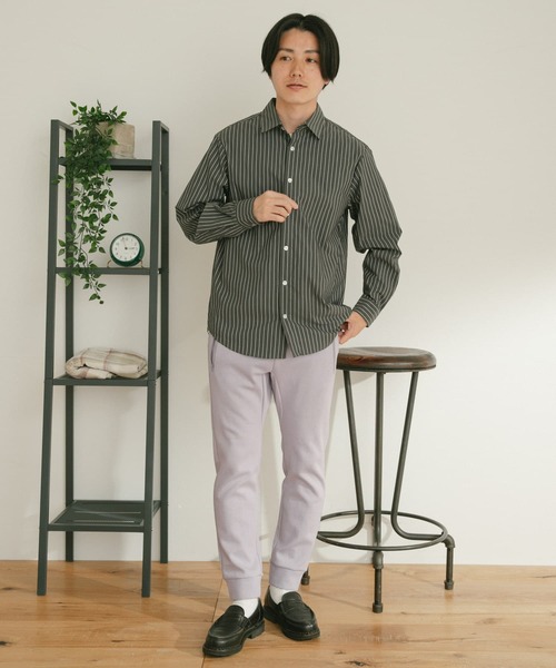 ITEMS URBANRESEARCH(アイテムズ アーバンリサーチ)の「ボンディングジョグパンツ(スウェットパンツ・メンズ・ライトグレー/ブラック/ブラウン・MEDIUM/LARGE)」の13枚目の写真