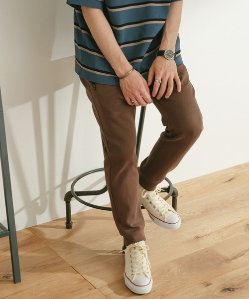 ITEMS URBANRESEARCH(アイテムズ アーバンリサーチ)の「ボンディングジョグパンツ(スウェットパンツ・メンズ・ライトグレー/ブラック/ブラウン・MEDIUM/LARGE)」の15枚目の写真