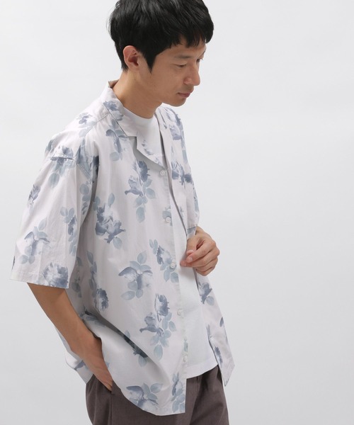 LAKOLE（ラコレ）の「アソート総柄シャツ / 281605（シャツ/ブラウス・メンズ・グレー/ブラウン/アイボリー/ブラック/ネイビー/ブルー・MEDIUM/X-LARGE/LARGE）」の4枚目の写真