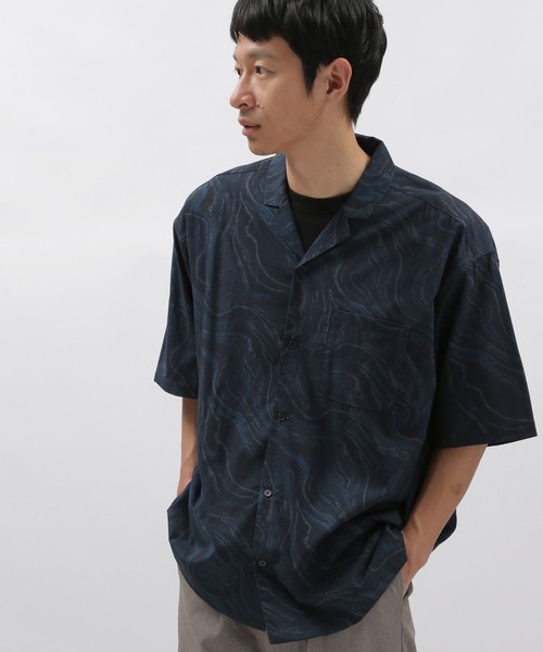 LAKOLE（ラコレ）の「アソート総柄シャツ / 281605（シャツ/ブラウス・メンズ・グレー/ブラウン/アイボリー/ブラック/ネイビー/ブルー・MEDIUM/X-LARGE/LARGE）」の5枚目の写真