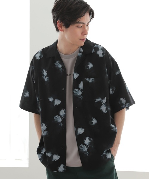 LAKOLE（ラコレ）の「アソート総柄シャツ / 281605（シャツ/ブラウス・メンズ・グレー/ブラウン/アイボリー/ブラック/ネイビー/ブルー・MEDIUM/X-LARGE/LARGE）」の2枚目の写真