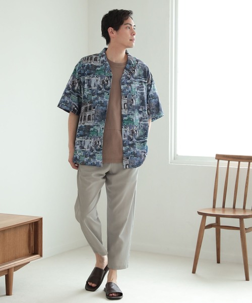 LAKOLE（ラコレ）の「アソート総柄シャツ / 281605（シャツ/ブラウス・メンズ・グレー/ブラウン/アイボリー/ブラック/ネイビー/ブルー・MEDIUM/X-LARGE/LARGE）」の7枚目の写真