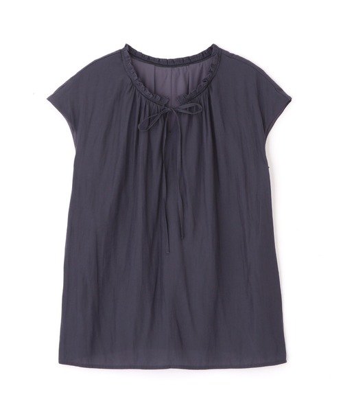 PROPORTION BODY DRESSING（プロポーションボディドレッシング）の「前後２ｗａｙノースリーブカッセンＢＬ / 1212210502（シャツ/ブラウス・レディース・イエロー/ホワイト系その他/ネイビー・FREE）」の12枚目の写真