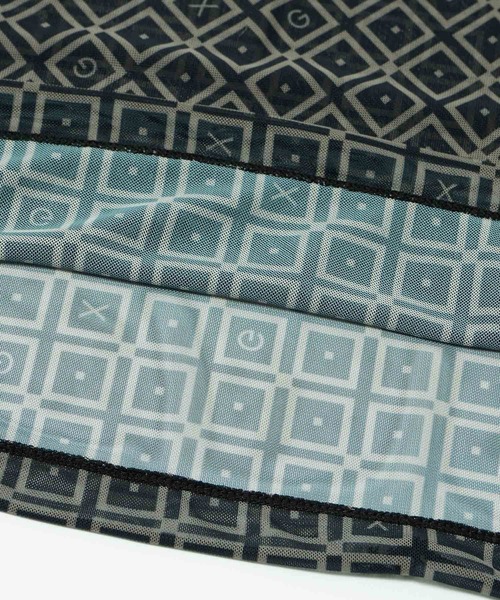 X-girl（エックスガール）の「RETRO PATTERN MESH HOODIE/レトロ メッシュパーカー（パーカー・レディース・ブラック/ブラウン/グリーン・S/M）」の18枚目の写真