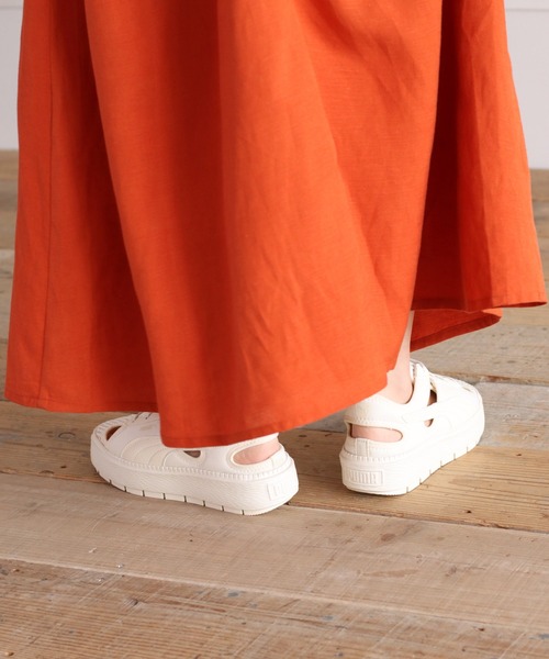 PUMA（プーマ）の「【PUMA】プラットフォームトレースライトミュール（サンダル・レディース・ベージュ/オリーブ/オフホワイト/ブラック・M/L）」の13枚目の写真