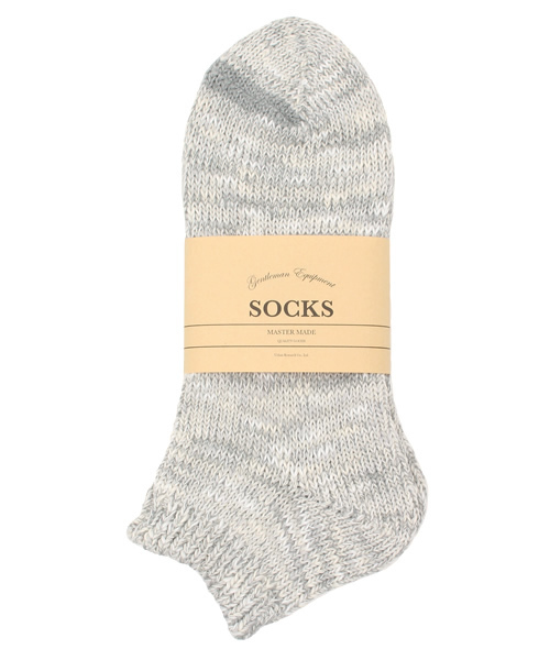 URBAN RESEARCH(アーバンリサーチ)の「UR スラブアンクルソックス(ソックス/靴下・メンズ・ネイビー/グリーン/グレー・FREE)」の1枚目の写真