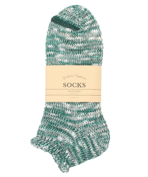 URBAN RESEARCH(アーバンリサーチ)の「UR スラブアンクルソックス(ソックス/靴下・メンズ・ネイビー/グリーン/グレー・FREE)」の2枚目の写真