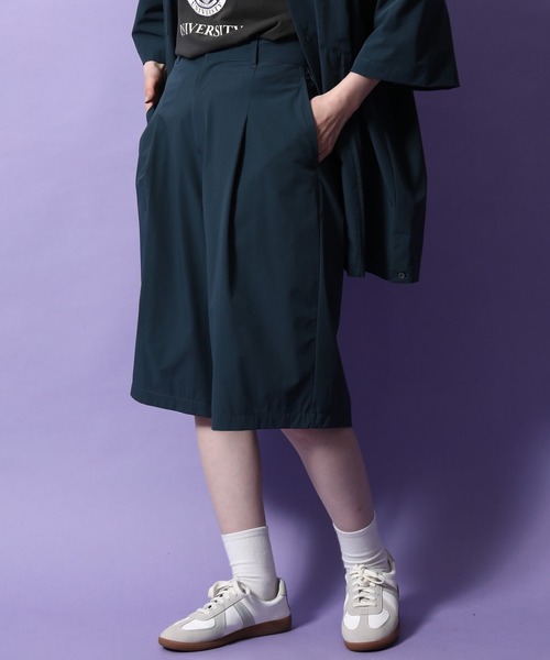 re_k by JUNRED(レクバイジュンレッド)の「re_k by JUNRED / 1タックワイドナイロンショーツ(その他パンツ・メンズ・ダークグリーン/ミント・S/M/L)」の19枚目の写真
