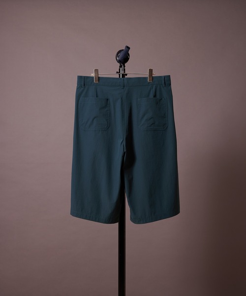 re_k by JUNRED(レクバイジュンレッド)の「re_k by JUNRED / 1タックワイドナイロンショーツ(その他パンツ・メンズ・ダークグリーン/ミント・S/M/L)」の6枚目の写真