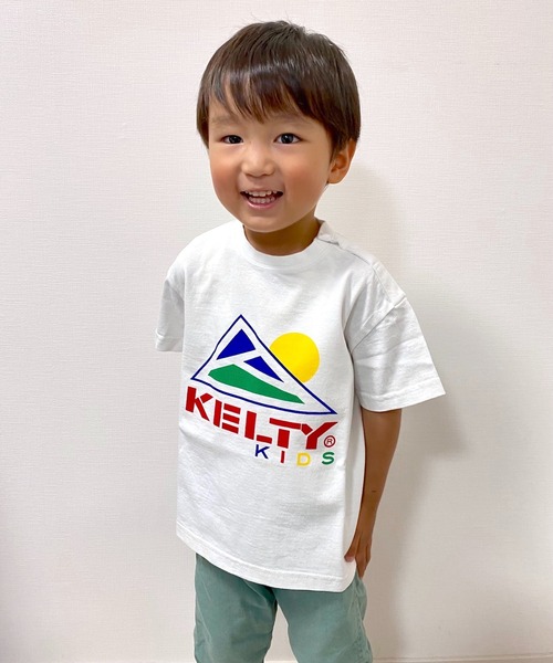 KELTY(ケルティ)の「【KELTY/ケルティ】子供用Tシャツ/KELTY ZOZO Exclusive Kids Tshirt(Tシャツ/カットソー・キッズ・ホワイト・95/105/115)」の1枚目の写真