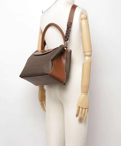 Bally ハンドバッグ　ブラウン バリー BALLY ブラウン レザー ミニトートバッグ ハンドバッグ