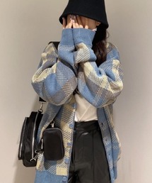 WEGO | WEGO/ドロップショルダー総柄カーディガン(カーディガン/ボレロ)