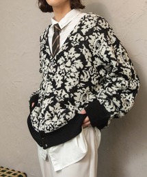 WEGO | WEGO/ドロップショルダー総柄カーディガン(カーディガン/ボレロ)