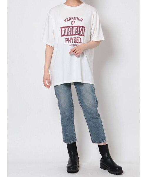 Ungrid（アングリッド）の「NORTHEASTロゴTee（Tシャツ/カットソー・レディース・オフホワイト/グリーン/マスタード・FREE）」の17枚目の写真