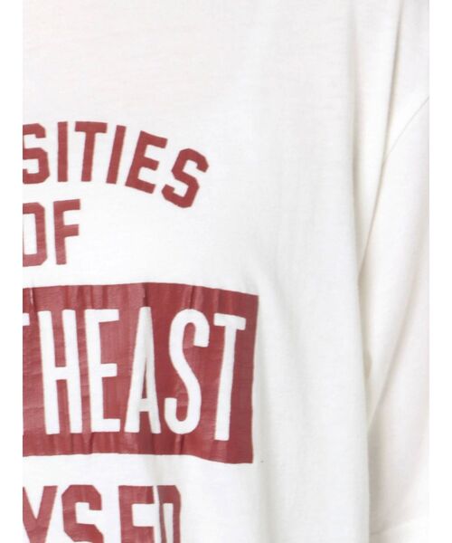 Ungrid（アングリッド）の「NORTHEASTロゴTee（Tシャツ/カットソー・レディース・オフホワイト/グリーン/マスタード・FREE）」の19枚目の写真