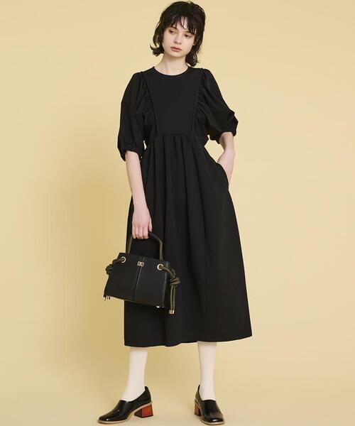 LANVIN en Bleu(ランバンオンブルー)の「【VERY掲載】カラーブロックスクエアパンプス(パンプス・レディース・ブラック/ベージュ・S/M/L)」の12枚目の写真