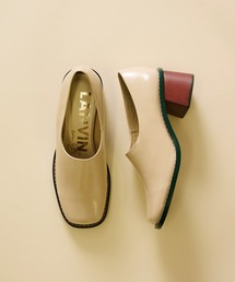 LANVIN en Bleu（ランバンオンブルー）の「【VERY掲載】カラーブロックスクエアパンプス（パンプス）」