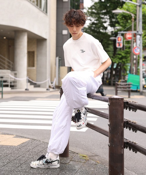 NUN（エヌユーエヌ）の「ＮＵＮ ナイロンパンツ（その他パンツ・レディース・ブラック/オフホワイト/ブルー・MEDIUM/LARGE）」の5枚目の写真