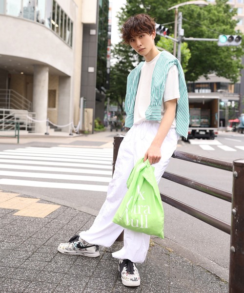 NUN（エヌユーエヌ）の「ＮＵＮ ナイロンパンツ（その他パンツ・レディース・ブラック/オフホワイト/ブルー・MEDIUM/LARGE）」の22枚目の写真