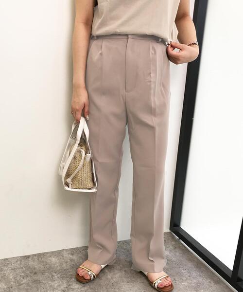 INGNI（イング）の「センタープレスパンツ（スラックス・レディース・ブラック/イエロー/グリーン/モカ/その他28/ブラウン系その他2/ホワイト系5/ブラウン系9・FREE）」の18枚目の写真