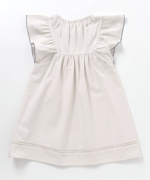 BREEZE(ブリーズ)の「袖フリル刺繍ワンピース(ワンピース・キッズ・ブルー/オフホワイト・130/140/90/100/110/120)」の8枚目の写真