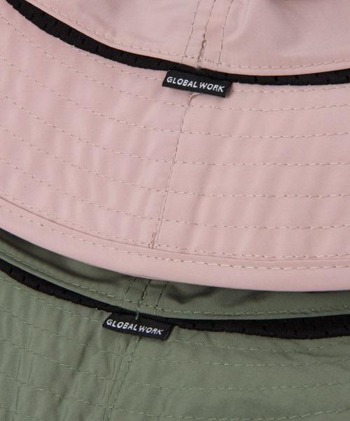 GLOBAL WORK（グローバルワーク）の「洗える抗菌UVハット/キッズ/298682（ハット・キッズ・ブラック/ライトグリーン/ライトピンク・MEDIUM/LARGE）」の20枚目の写真